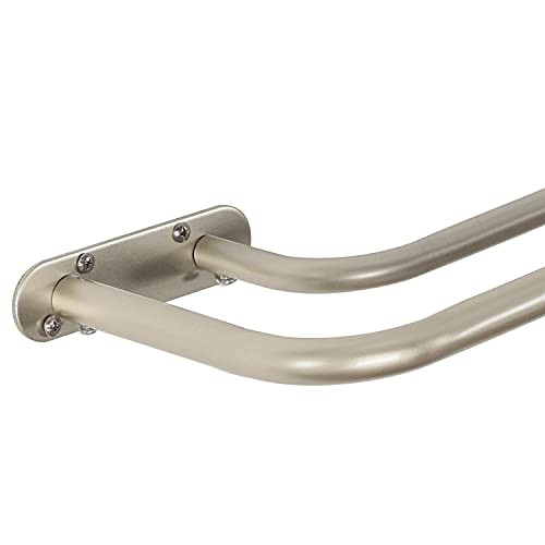 Exclusive Home Fetter Wrap Around Double Curtain Rod, Gold, 36"-72" | Amazon (US)