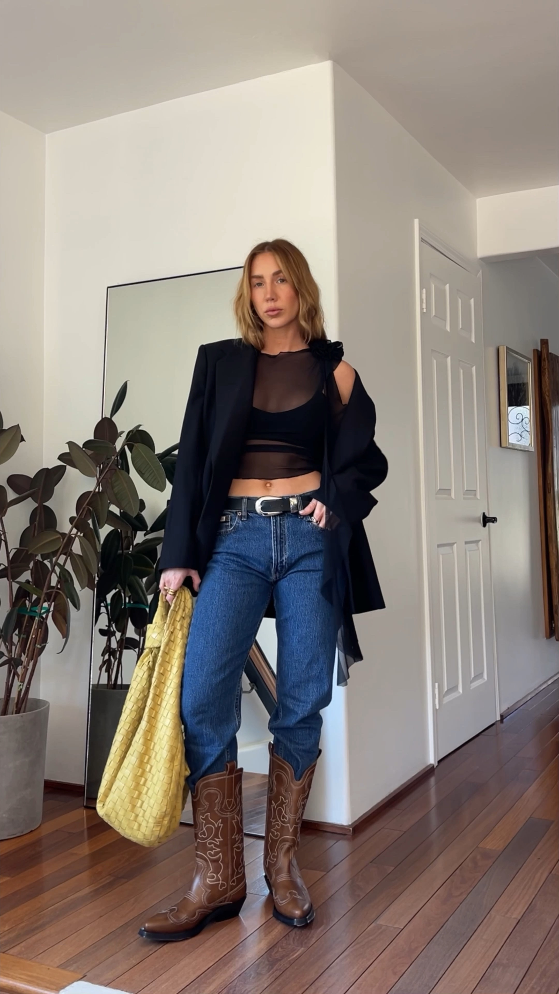jeans and cowboy boots for spring 🤠 wearing my true size 

#LTKstyletip #LTKsalealert