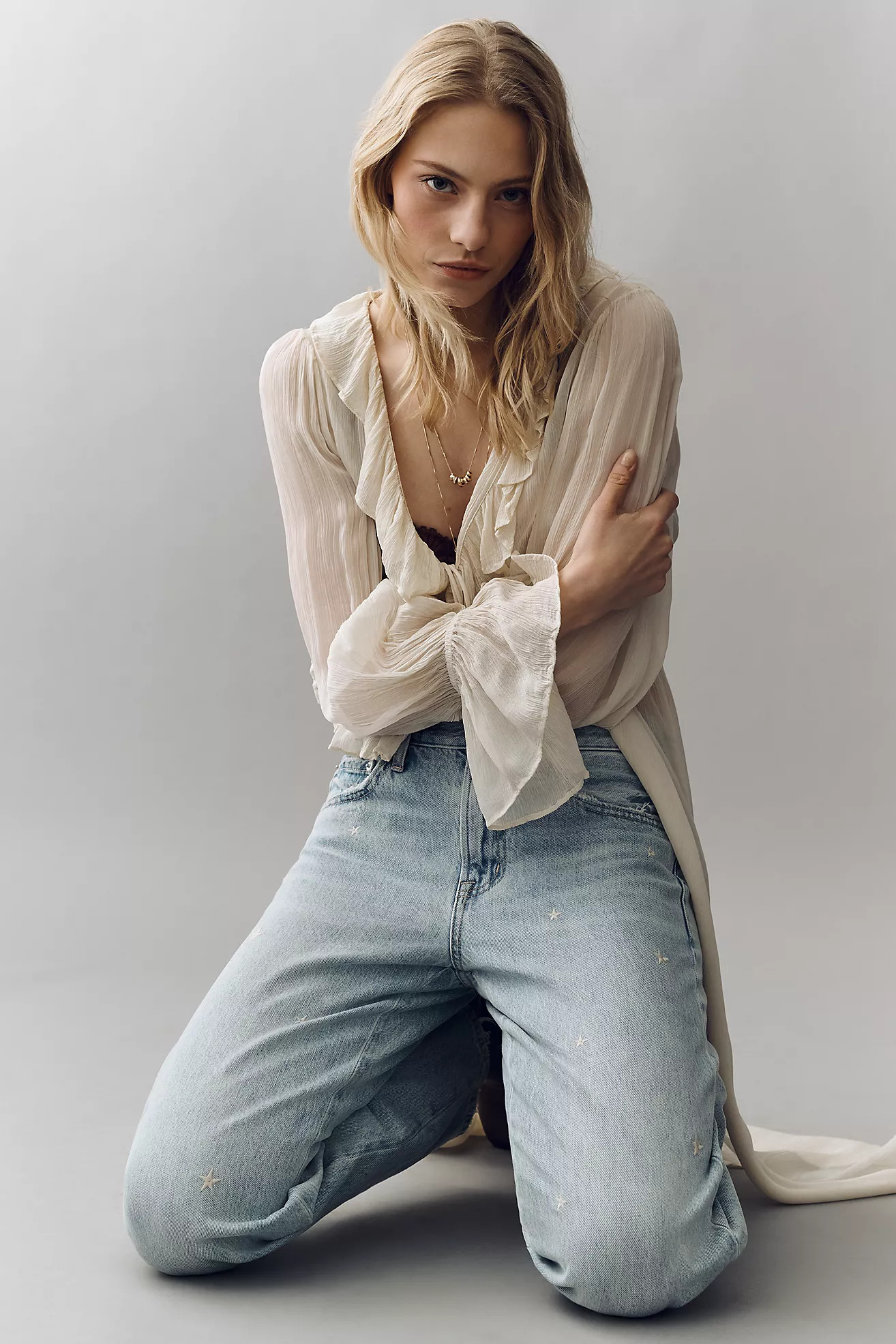 Pistola Lexi Mid-Rise Tapered Jeans | Anthropologie (US)