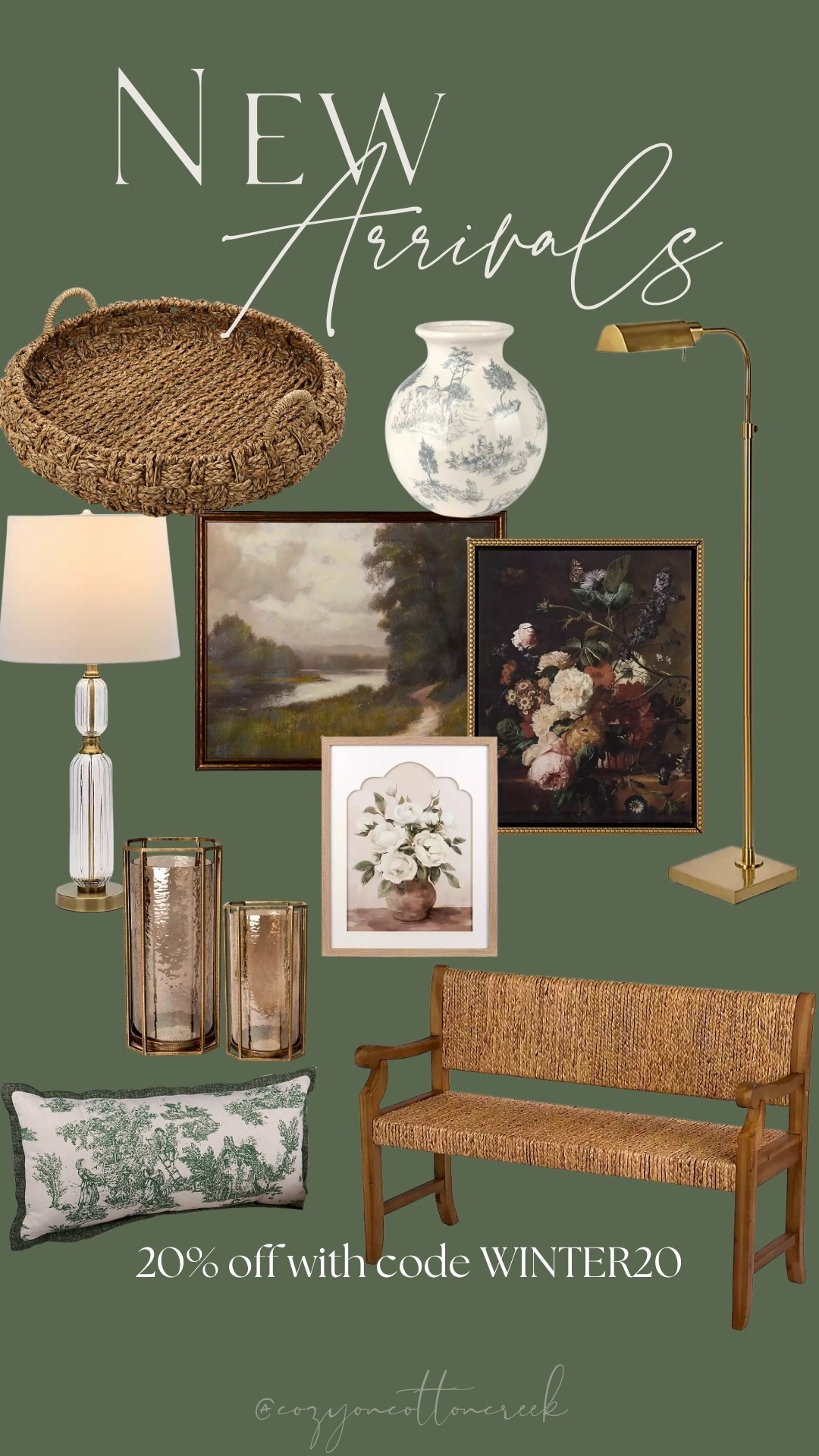  New arrivals!
 Use code WINTER20 for a discount!

#LTKSaleAlert #LTKHome