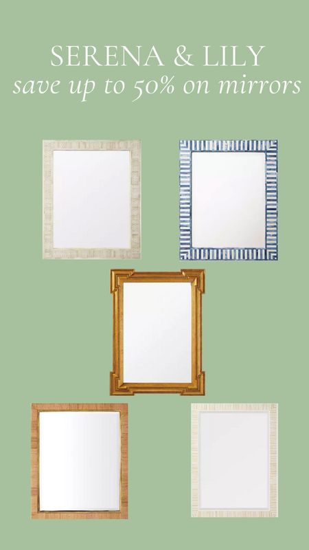A mirror does more than just reflect light into a room – it adds depth, texture and interest to your home.
Take a closer look at these gorgeous mirrors that are up to 50% off during Serena & Lily’s Tent Sale!!

#LTKHome #LTKSaleAlert #LTKSummerSales