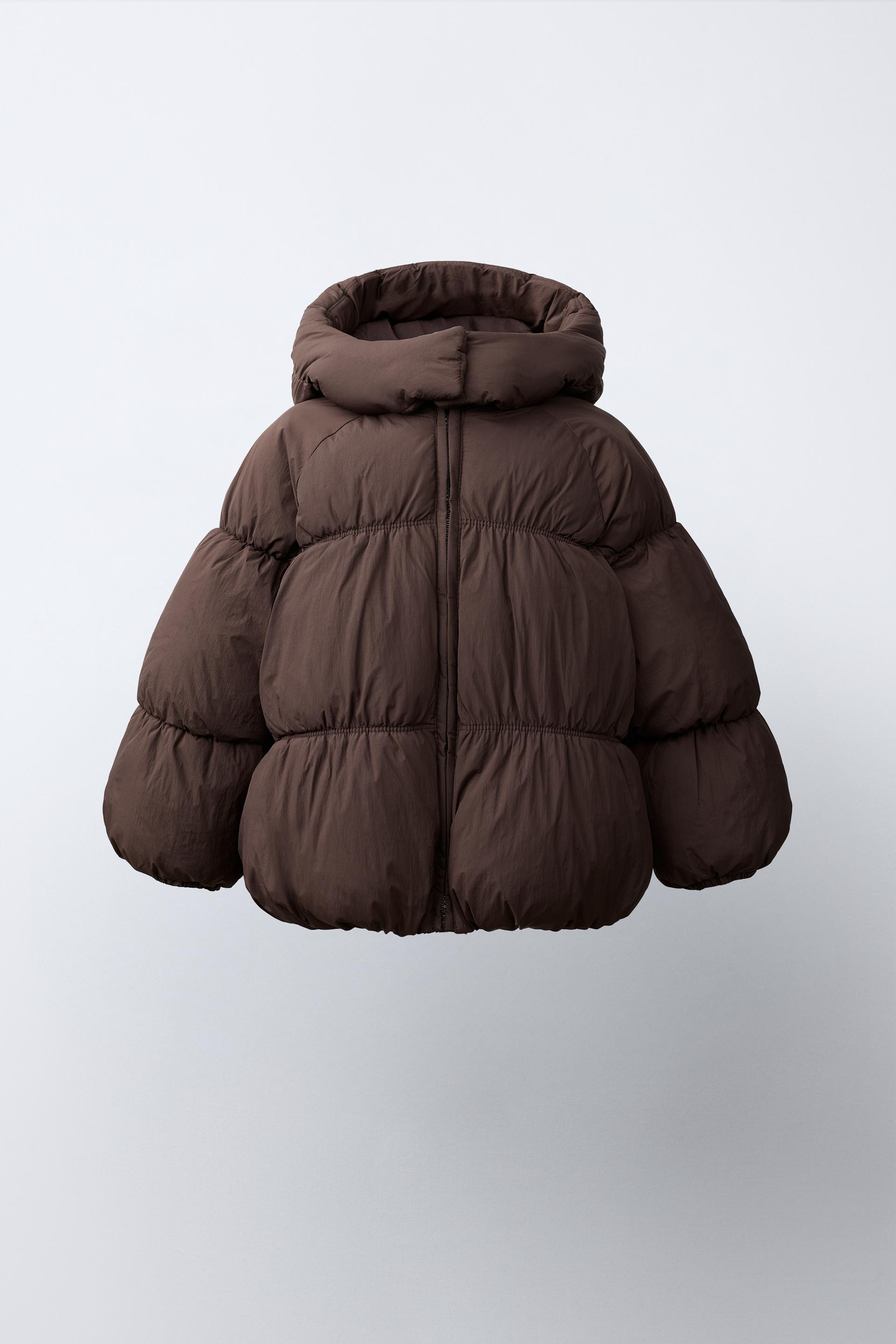 WATER REPELLENT PUFFER COAT | Zara Canada