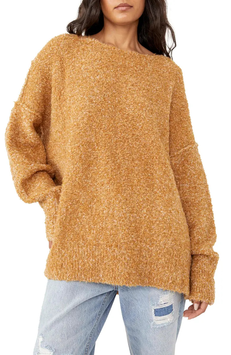 Free People Moira Oversize Ballet Neck Sweater | Nordstromrack | Nordstrom Rack