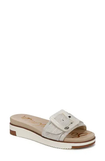 Sam Edelman Ariane Platform Slide Sandal in Soft Silver at Nordstrom Rack, Size 11 | Nordstrom Rack