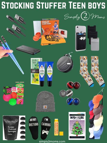 Fill his Christmas stocking with amazing fun gifts. Tech, games, skin care and more. Socks and hats to keep him cozy. Everything the teen boy or young man wants. #Christmasideas #stockingstuffer #teenboy

#LTKSeasonal #LTKGiftGuide #LTKHoliday