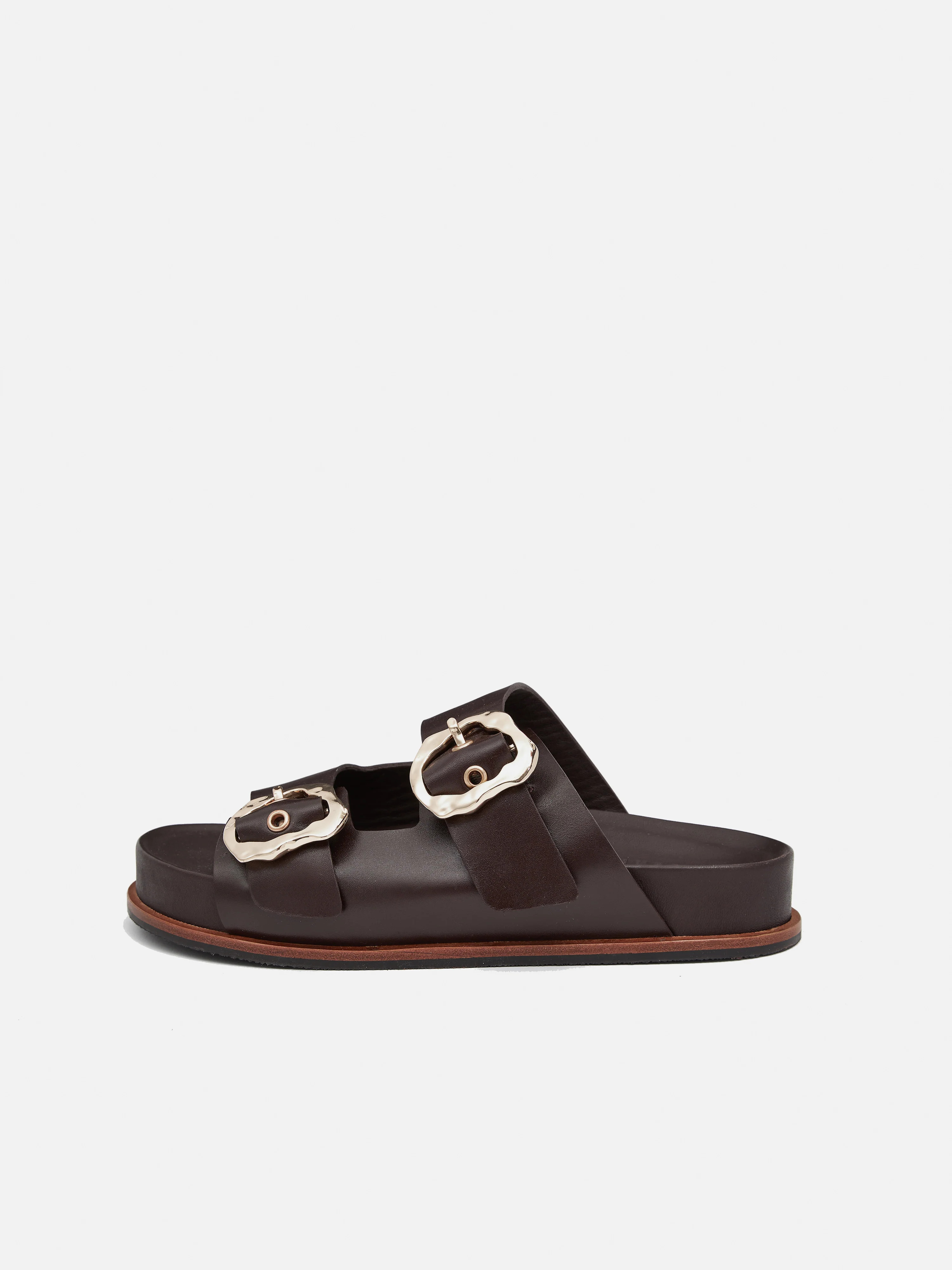 Pandora Footbed Sandal | Brown | Jigsaw (UK)