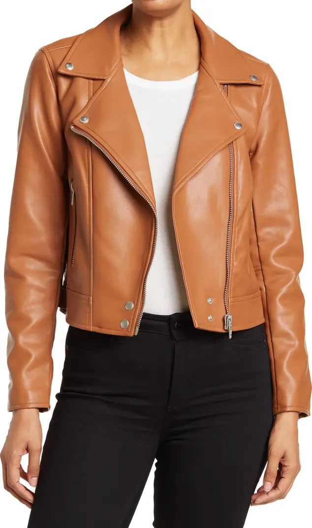 Faux Leather Moto Jacket | Nordstrom Rack