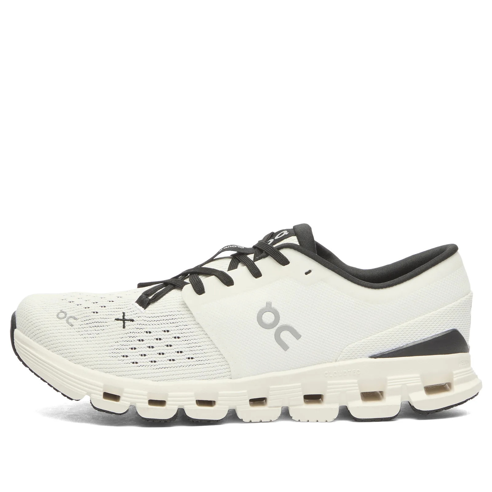 ON Cloud x 4 Sneaker in Ivory/Black | END. Clothing