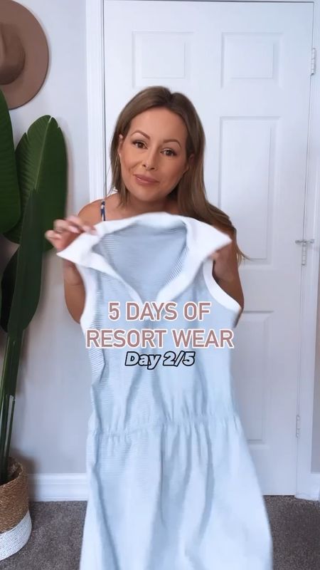 Resort Wear in this multiple wear stripped casual dress!!!!! 

Save 15% off my look with code ilda15 🏝️

#LTKtravel #LTKswim #LTKSeasonal