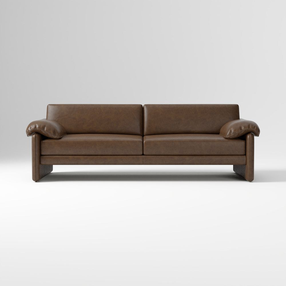 Parry Leather Sofa (86") | West Elm (US)