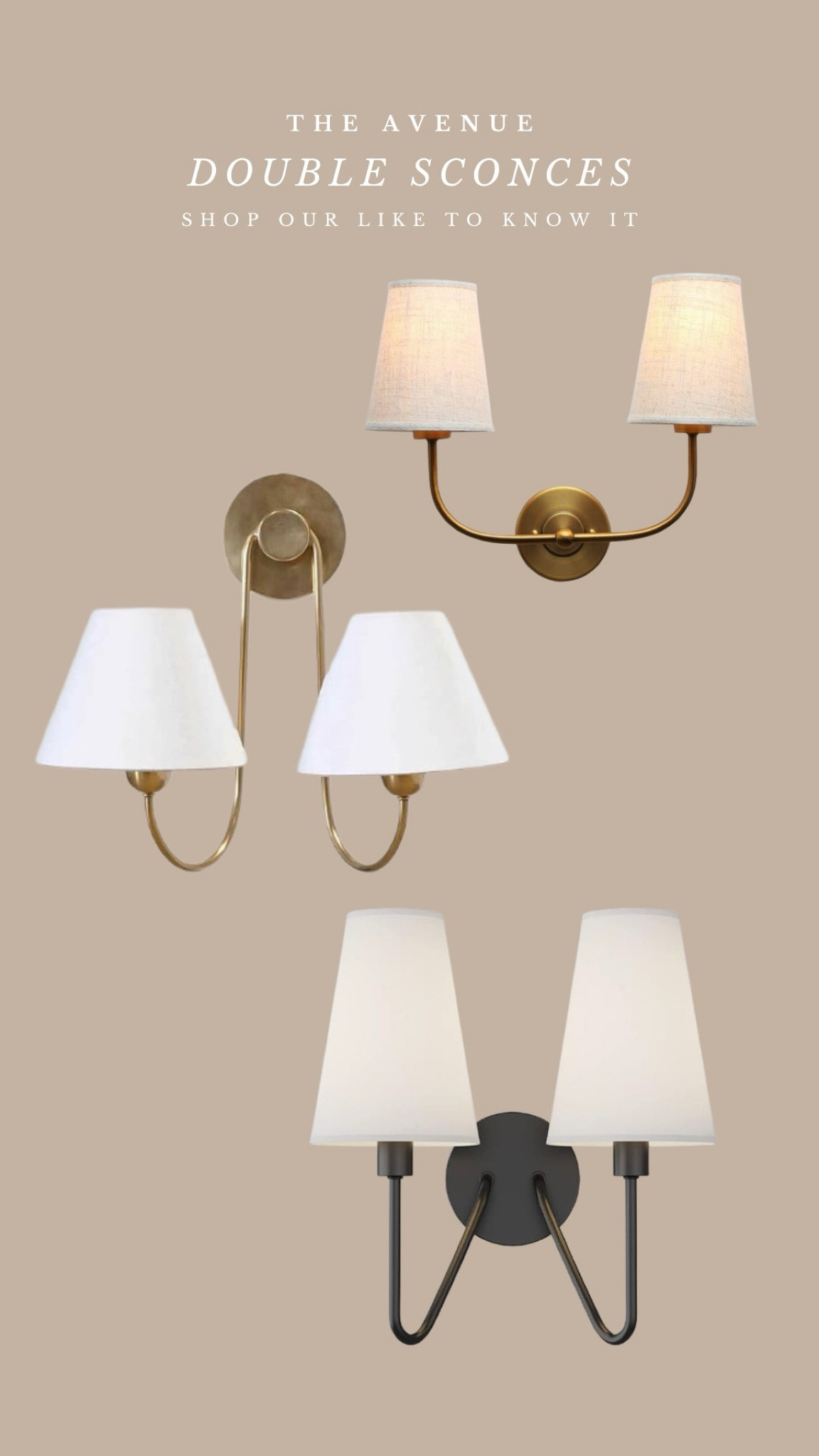 Double sconces 

#LTKhome