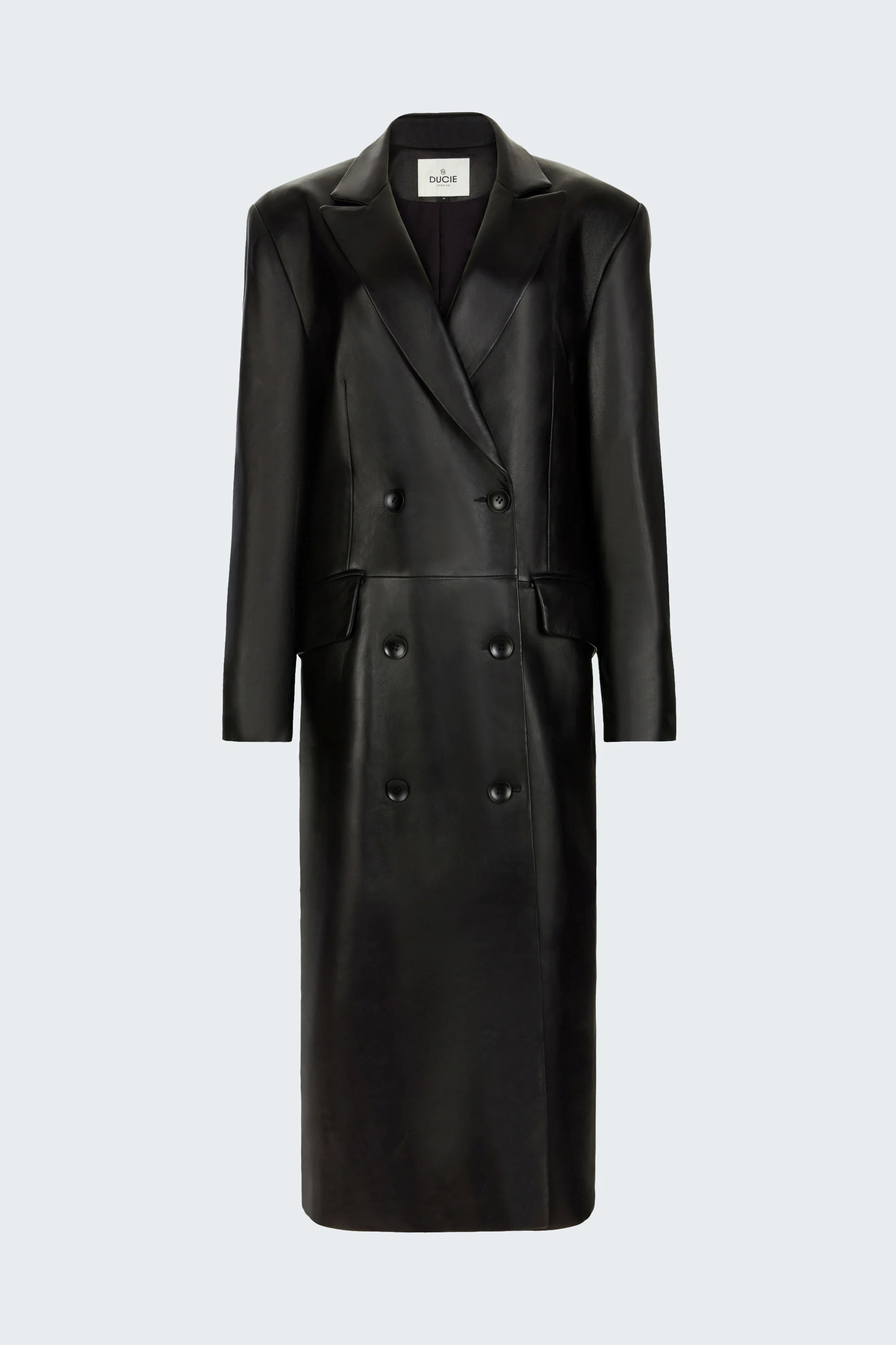 Aggie Leather Coat | DUCIE