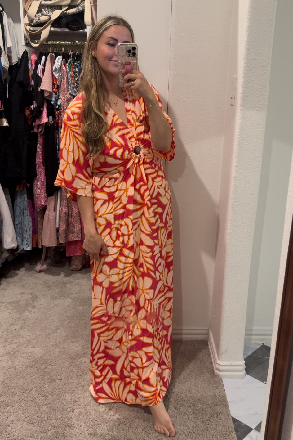 SHEIN tropical dress wearing size large 

#LTKFindsUnder50 #LTKMidsize