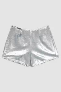 Sequin High Waisted Woven Shorts | Debenhams UK