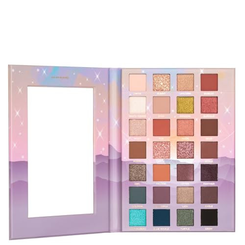 Pacifica Eyeshadow Palette – Animal Magic with Colorful Blendable Shades, Highly Pigmented Mineral Eyeshadow, Talc-Free, Vegan & Cruelty-Free, 0.89 oz (28 Shades) | Amazon (US)