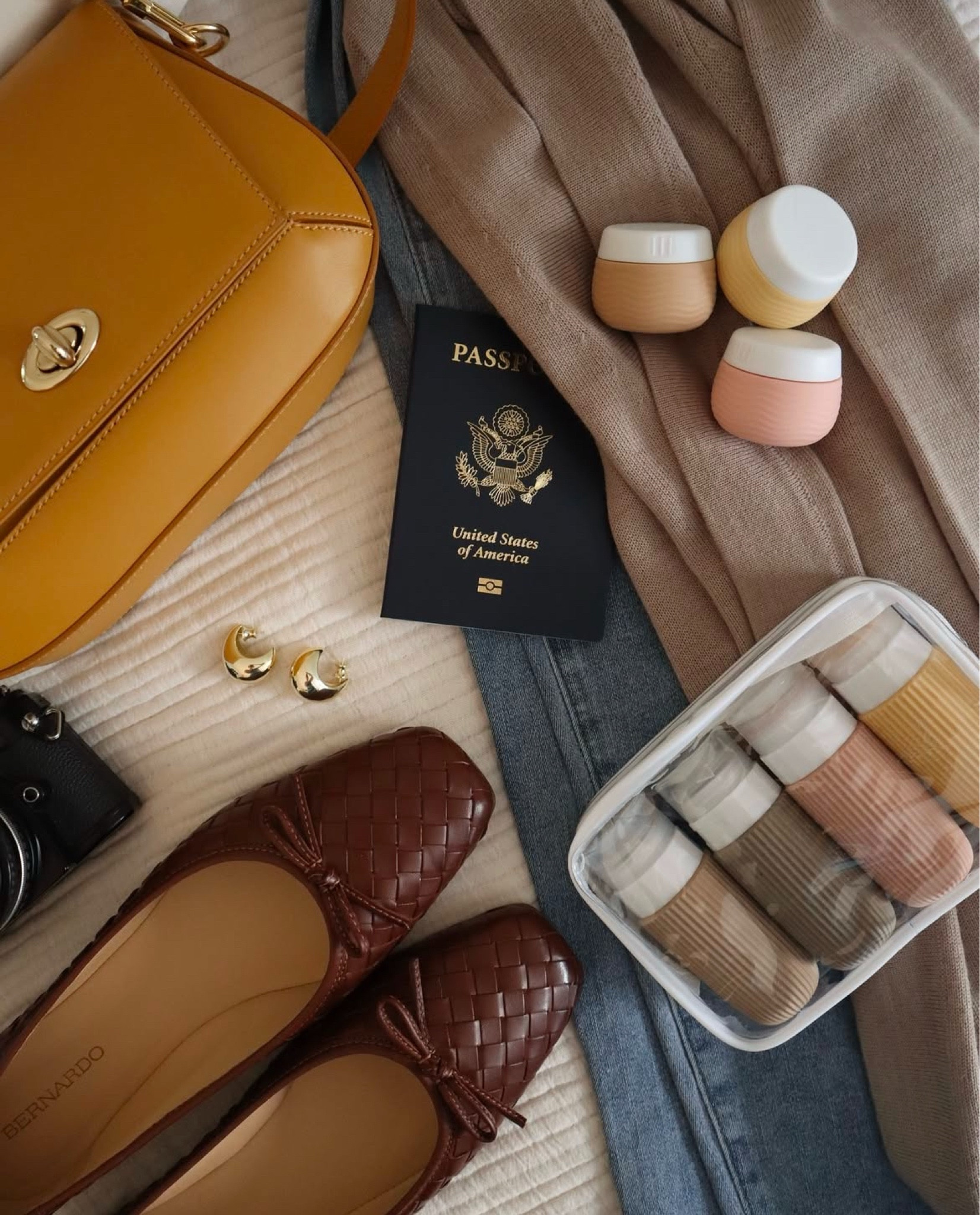 Woven ballet flats, travel outfits, travel accessories, toiletry bag, travel inspiration

#LTKTravel #LTKShoeCrush #LTKStyleTip