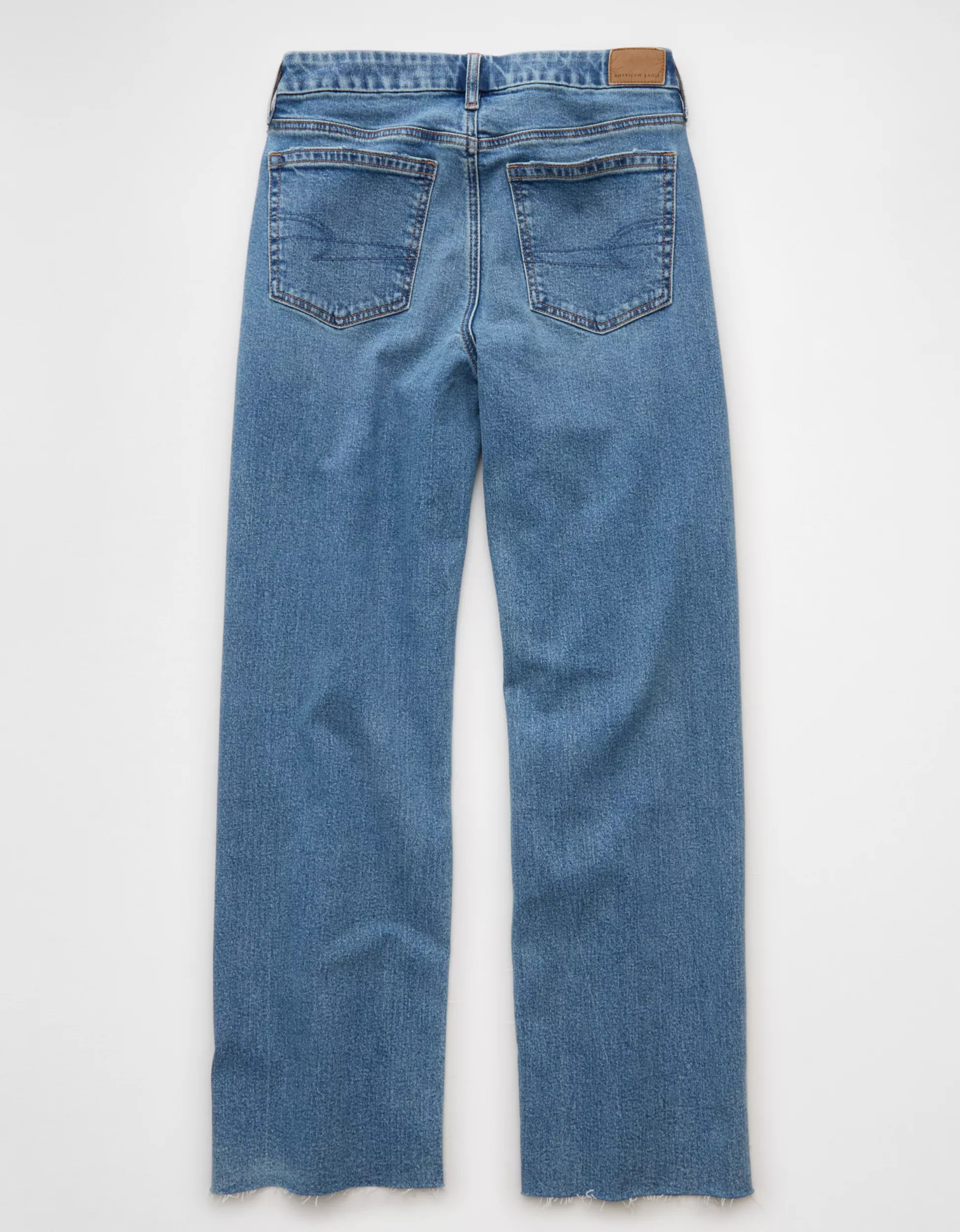 AE Strigid Curvy High-Waisted Stovepipe Jean | American Eagle Outfitters (US & CA)