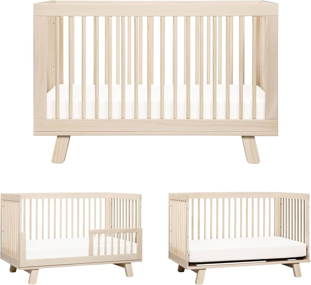 Babyletto Hudson 3-in-1 Convertible Baby Crib - GREENGUARD Gold Certified - Convertible Crib to T... | Amazon (US)