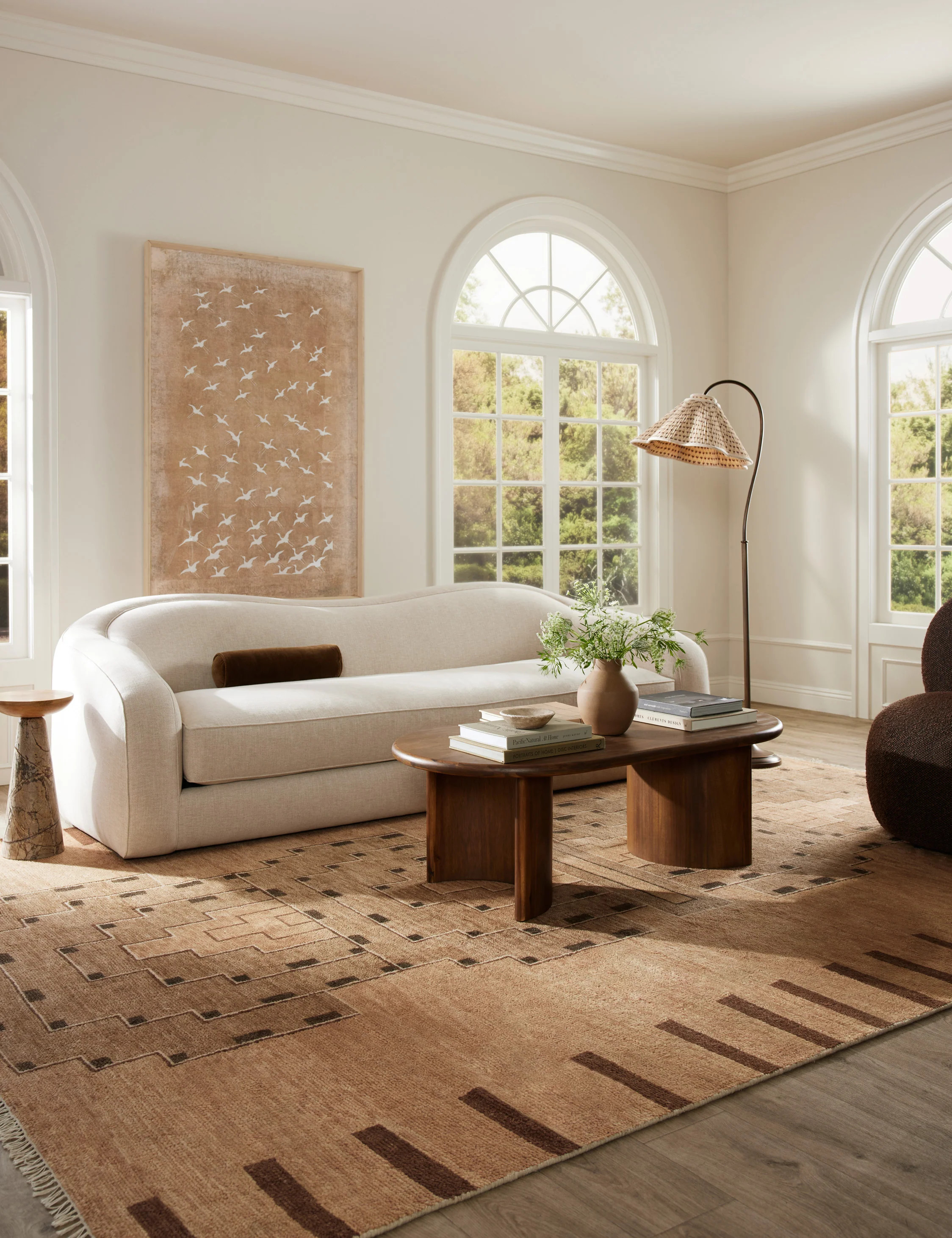 Saffron Hand-Knotted Wool Rug | Lulu and Georgia 
