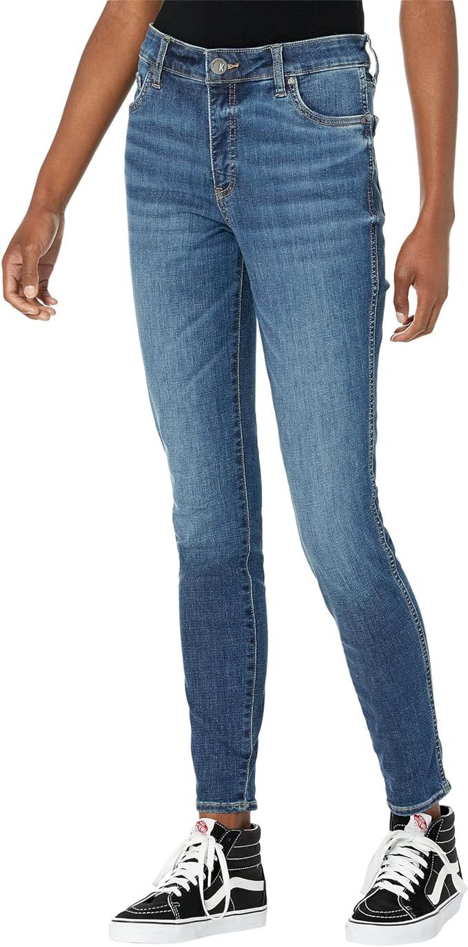 KUT from the Kloth Mia High-Rise Fab Ab Skinny Jeans | Amazon (US)
