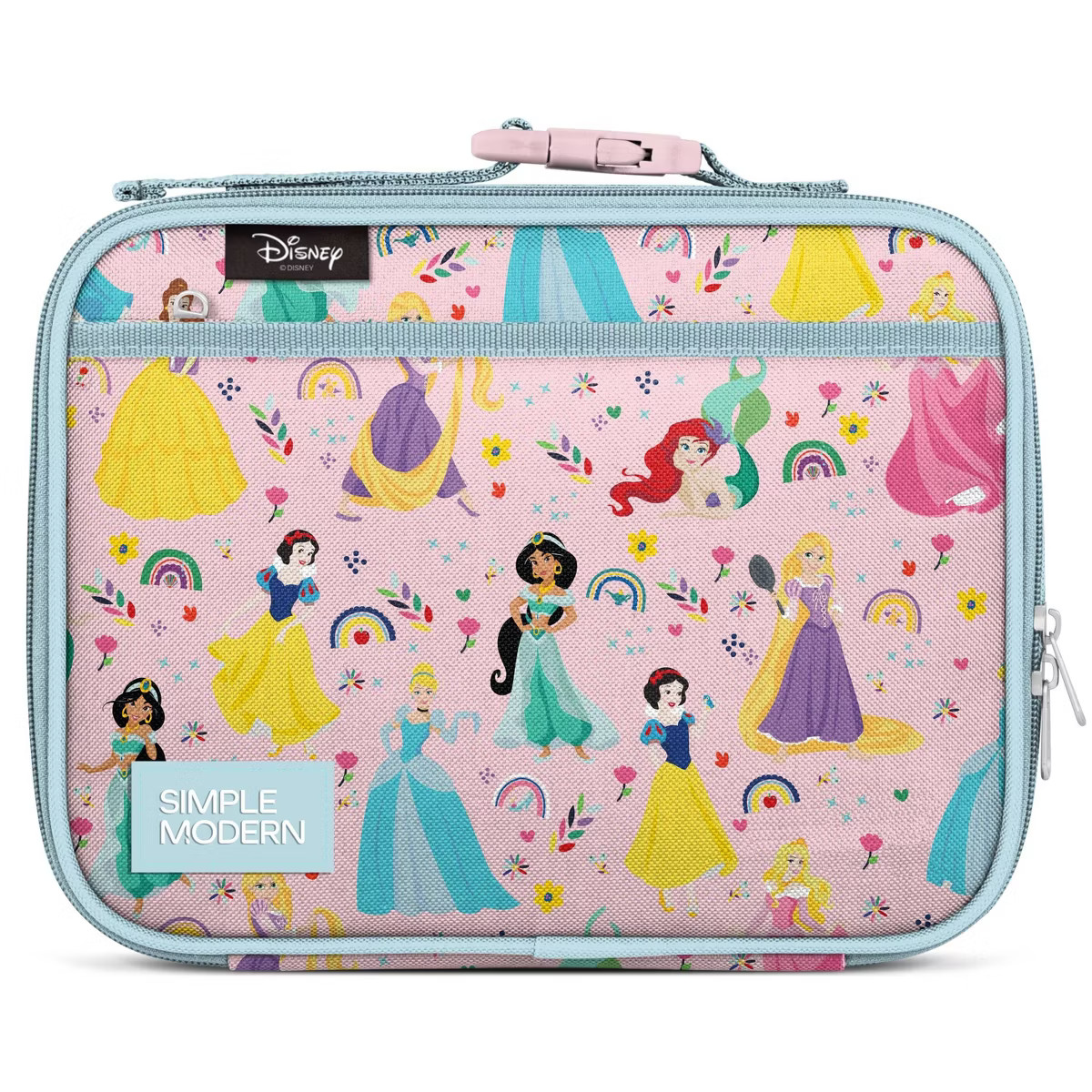 Simple Modern Hadley Classic Molded Lunch Bag - Princess Rainbows: Zipper Closure, Polyester | Target