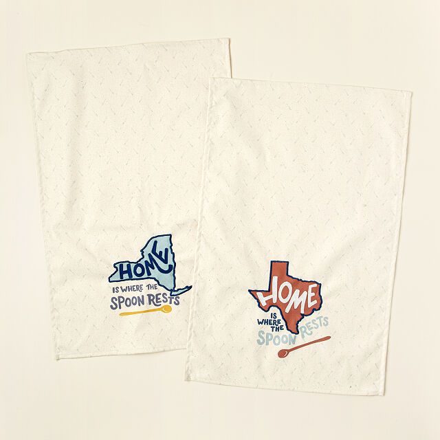 Home State Embroidered Dish Towel | UncommonGoods