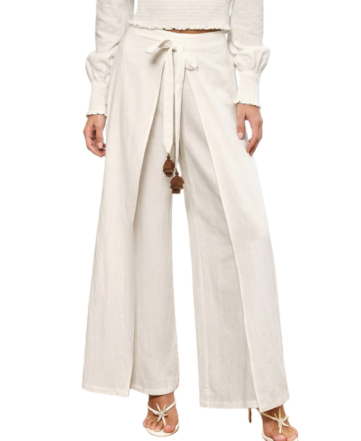 Cupshe Women's Good Story Pants - White | Macy's
