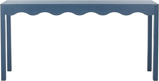 SAFAVIEH Home Collection Lilith Farmhouse French Country Blue Wavy Console Table for Entryway, Li... | Amazon (US)