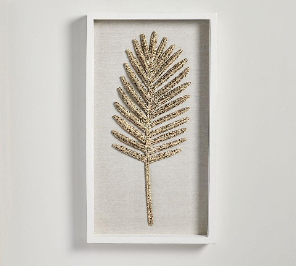 Woven Leaf Shadow Box | Pottery Barn (US)