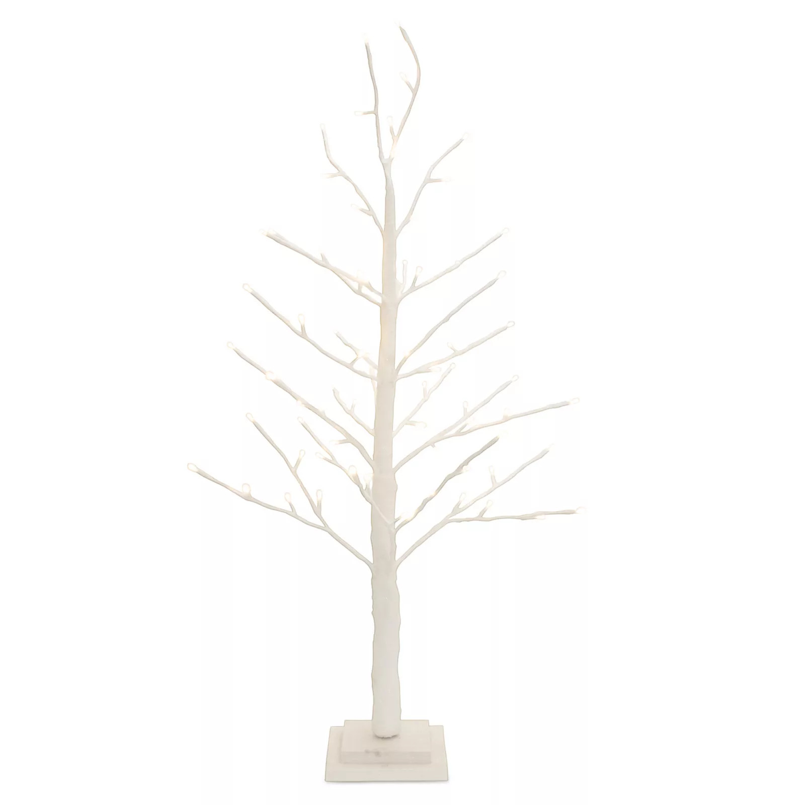 Melrose LED Glittered 36-in. Twig Tree, White | Kohl's