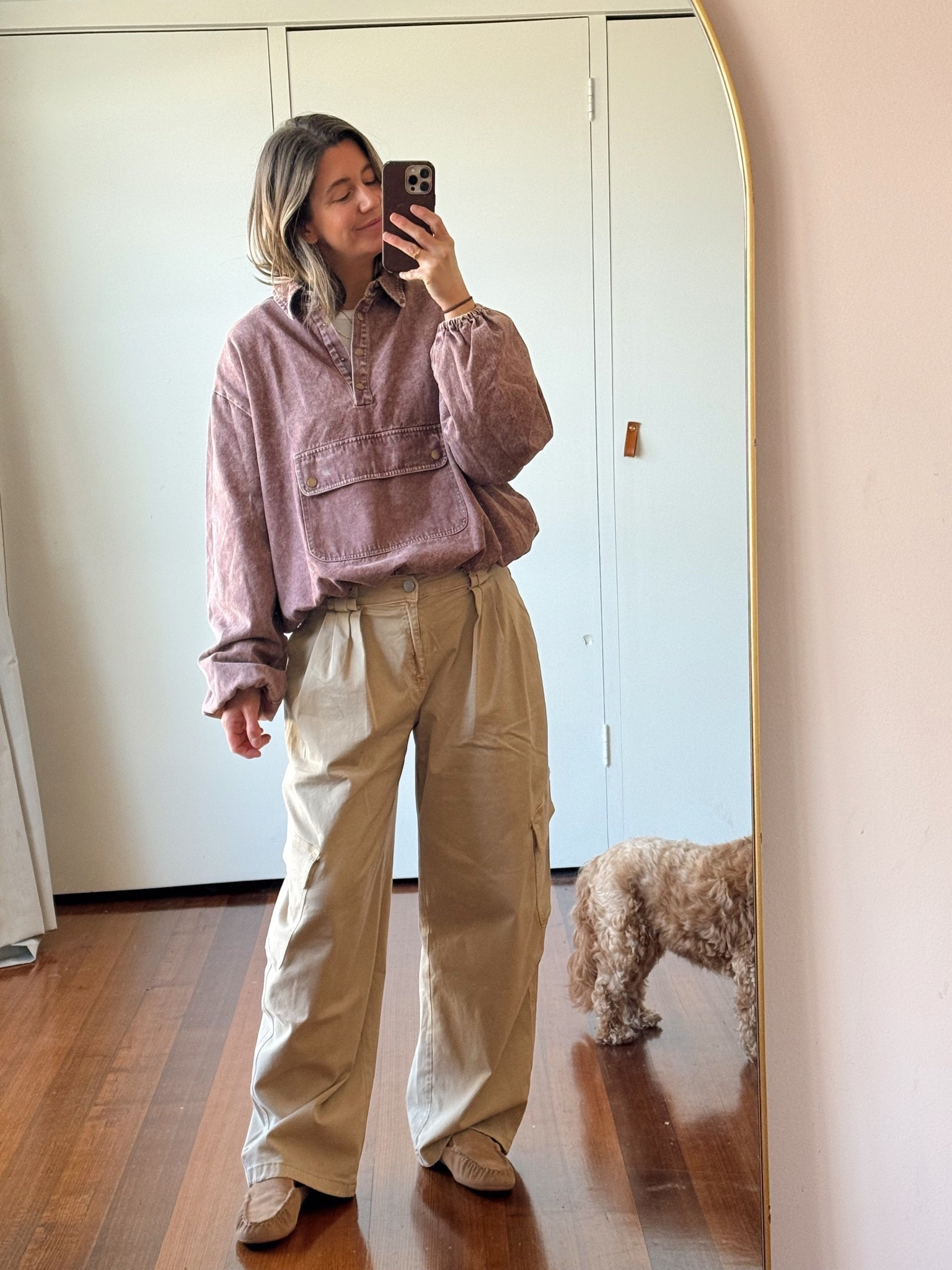Size 12 in jacket 
Size 10 in pants 
Both are really roomy and if you don’t like any thing to oversized I would size down. Xx

#LTKaustralia #LTKspring #LTKsummer