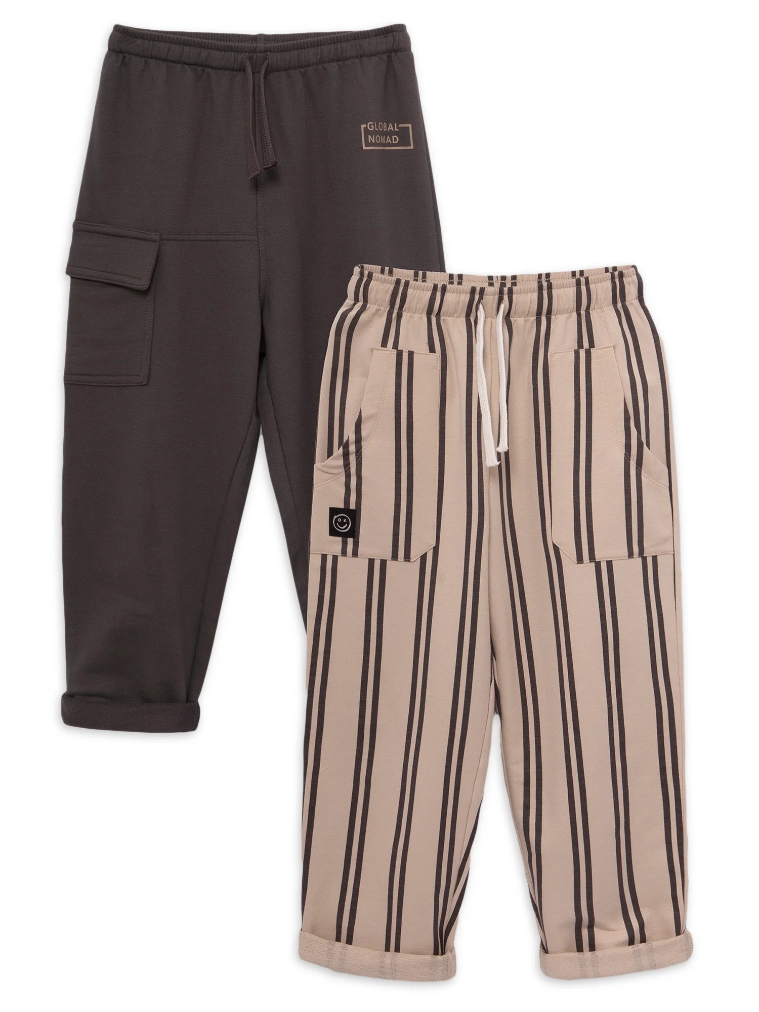 Little Star Organic Toddler and Boys' Pants Set, 2-Pack, Sizes 12M-8 | Walmart (US)