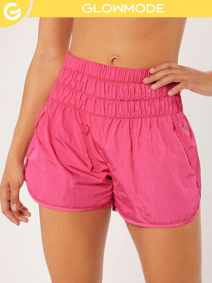 GLOWMODE 3" High-Waist Retro Short Shorts Cycling Running Gym Workout | SHEIN