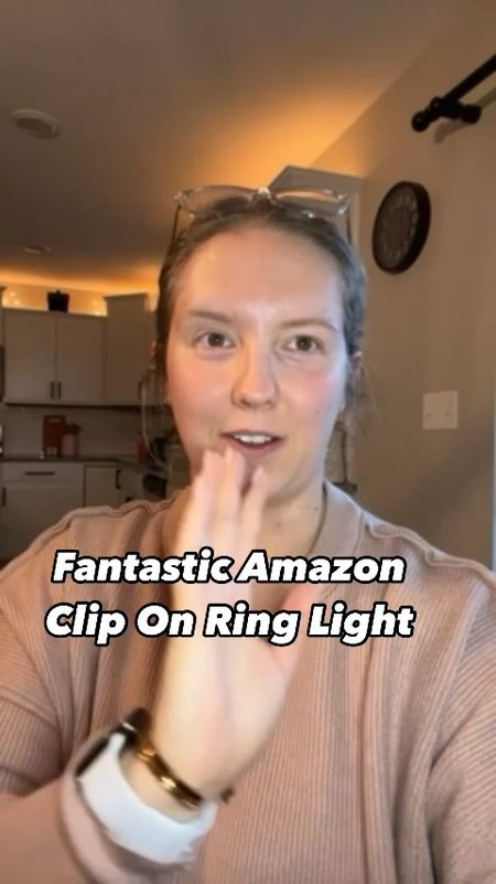 Clip on ring light compatible with literally anything you clip it on! Rechargeable with multiple light tone settings and brightnesses. A must if you take video calls or shoot any content, especially in the winter.

#LTKVideo #LTKhome #LTKfindsunder50