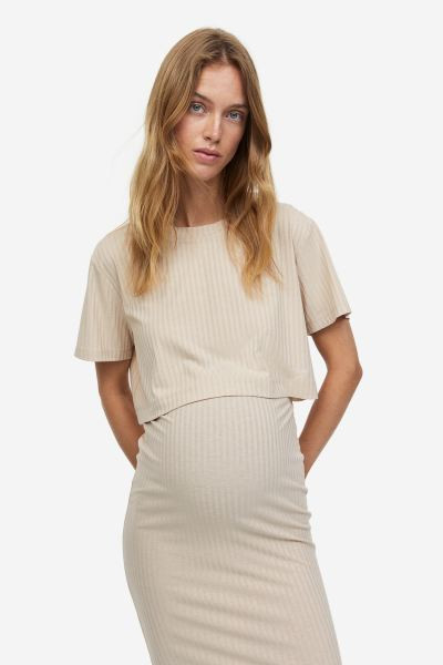 MAMA Crop T-shirt and Pencil Skirt | H&M (US + CA)