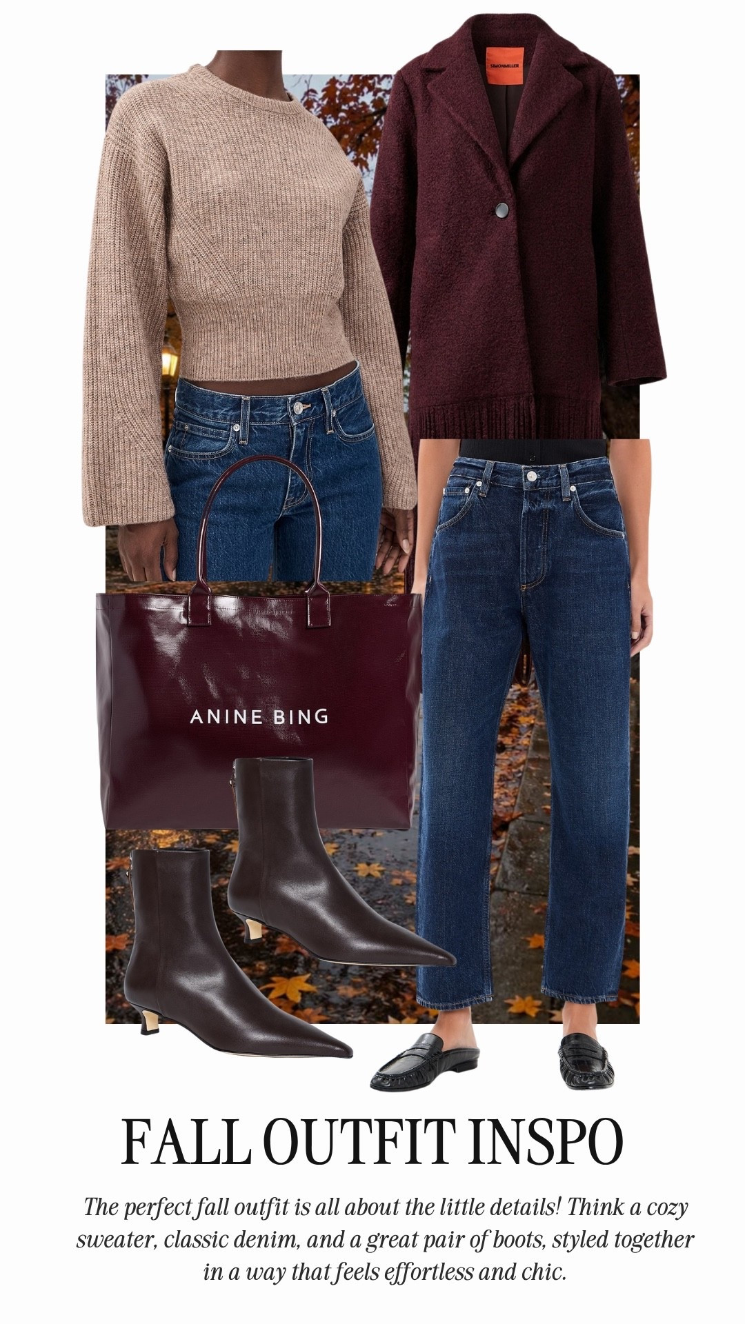 Shopbop fall outfit inspo!!

Ash:
Height: 5’6
Weight: 140 pounds
Top size: medium
Pants size: medium, 6 or 28 

Em:
Height: 5’6
Weight: 115 pounds
Top size: small
Pants size: small, 2 or 25 

Fall fashion, women’s fashion, trendy fashion, fall outfit, women’s outfit, fall must haves