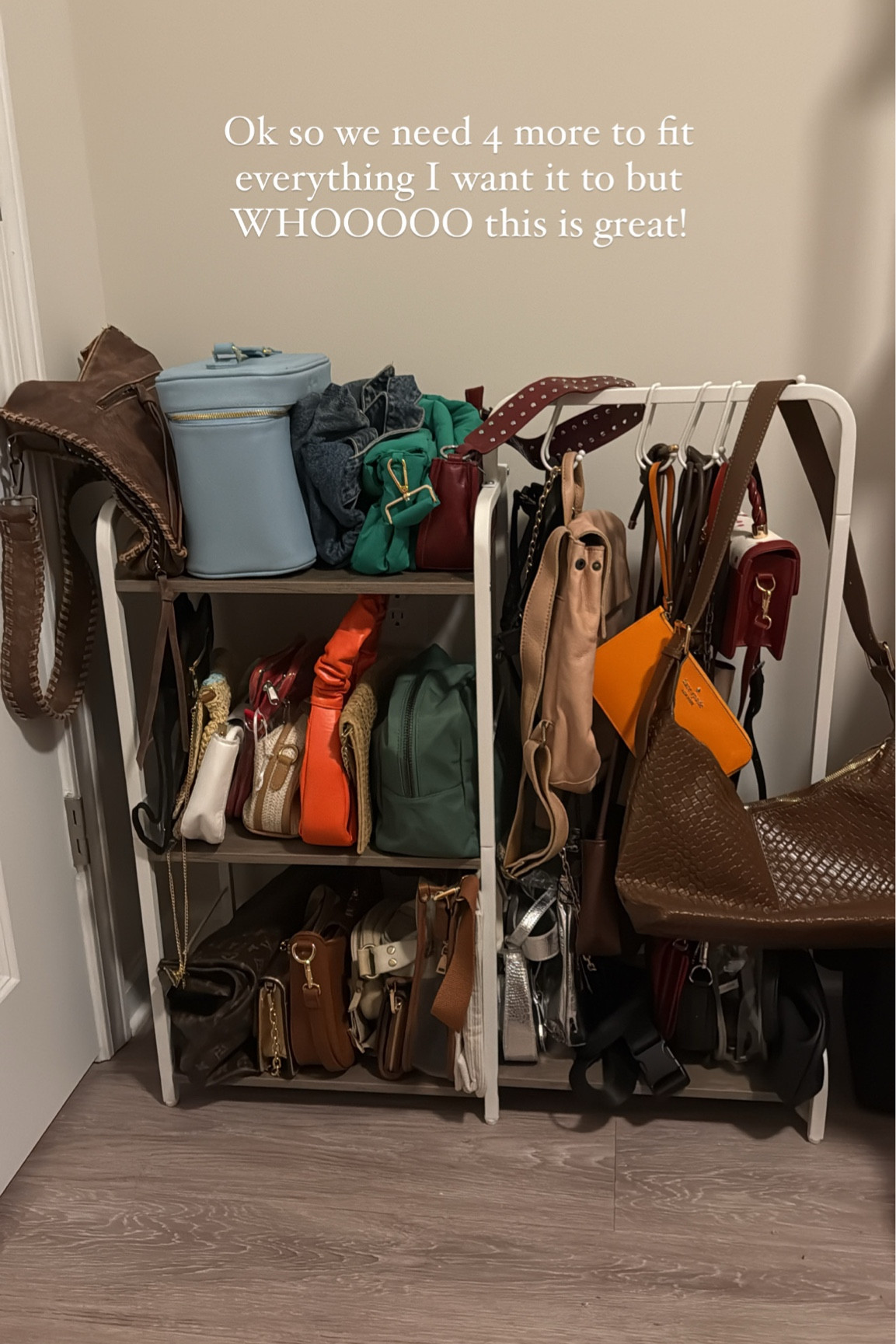 Easy to assemble purse organizer!! This exact one I have is out of stock but linking a similar one that has more storage

#LTKFindsUnder50 #LTKHome #LTKCyberWeek
