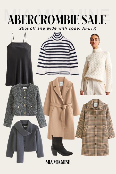 LTK fall sale - take 20% off at Abercrombie with code AFLTK
Abercrombie coats and blazers on sale
Abercrombie slip dress
Abercrombie stripe sweater 



#LTKSeasonal #LTKsalealert #LTKfindsunder100