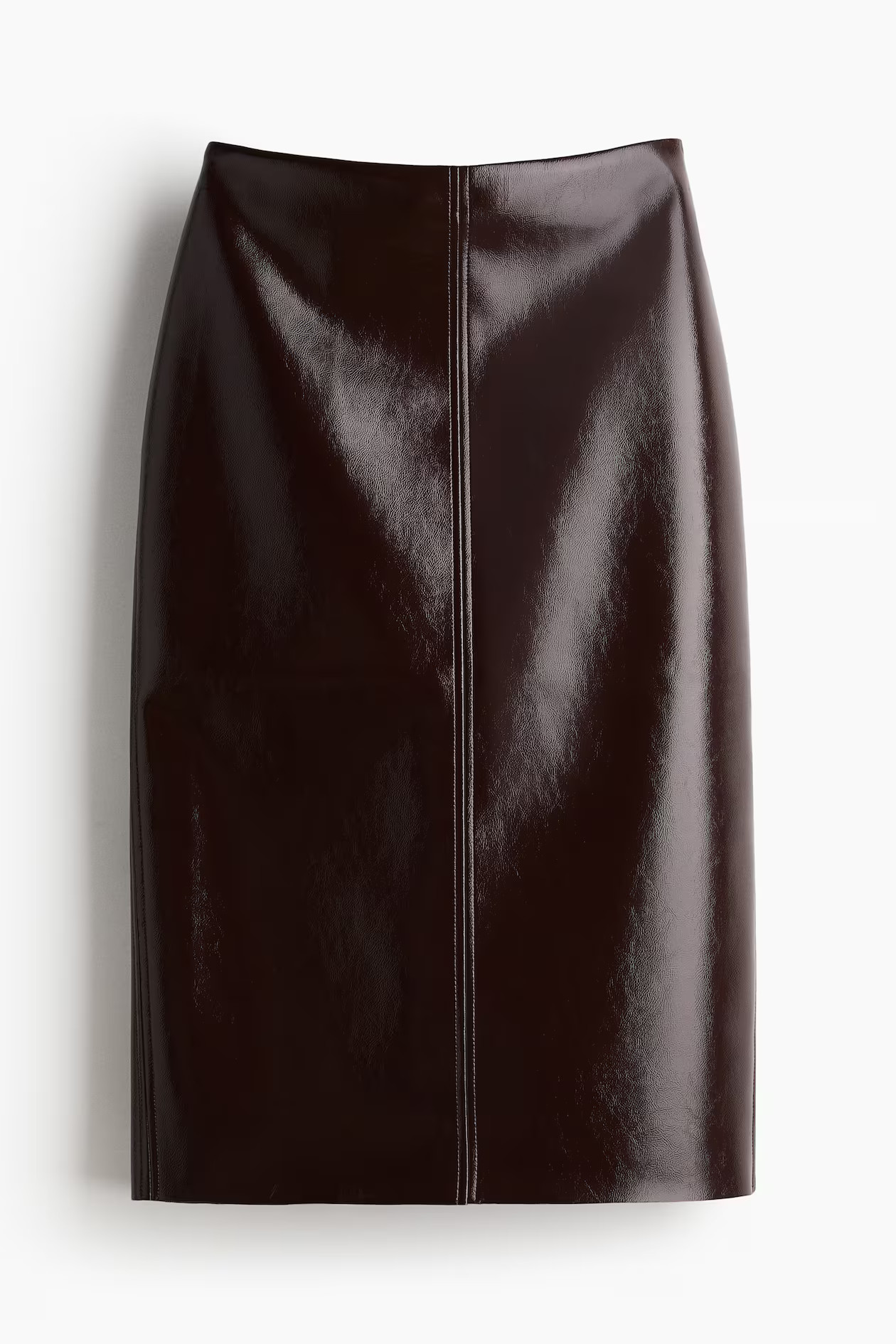 Falda de tubo en tejido revestido | H&M (FR, IT, ES, PT, BE)