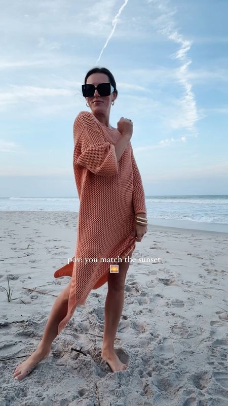when you find the perfect sunset dress at @tjmaxx for under $50! 🌅 -it’s absolutely stunning! (it’s @yfbclothing brand) 

save and share with a sunset lover 🧡
RUN to TJMAXX yall!
#tjmaxx #tjmaxxfinds #sunset #sunsetlover #beachoutfit #crochetdress #ootd #resortwear #maxidress 

#LTKstyletip #LTKSeasonal #LTKfindsunder50