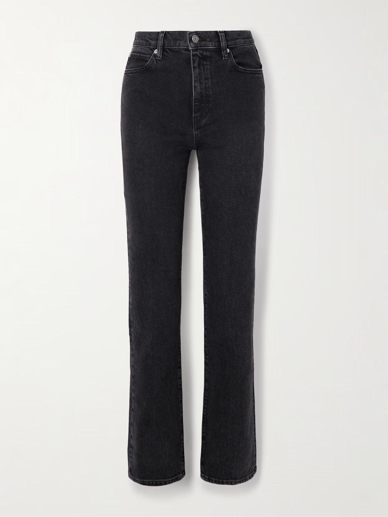 FRAME - The Ruler High-rise Slim-leg Jeans - Dark denim | NET-A-PORTER (UK & EU)