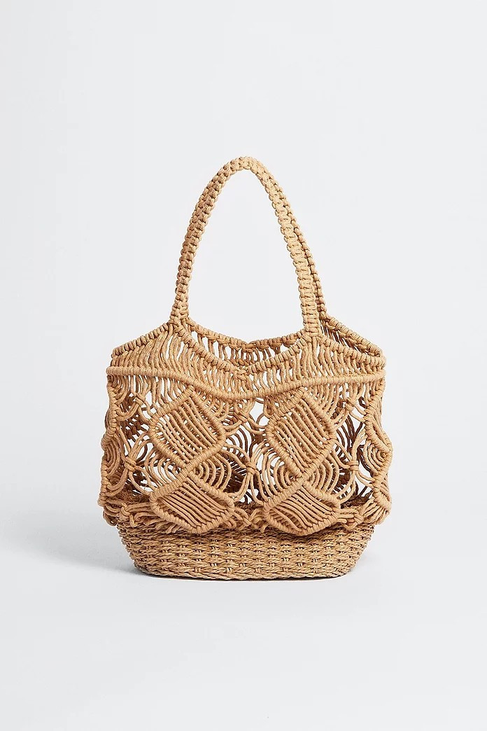 Rope Mix Beach Shoulder Bag | Oasis UK & IE 