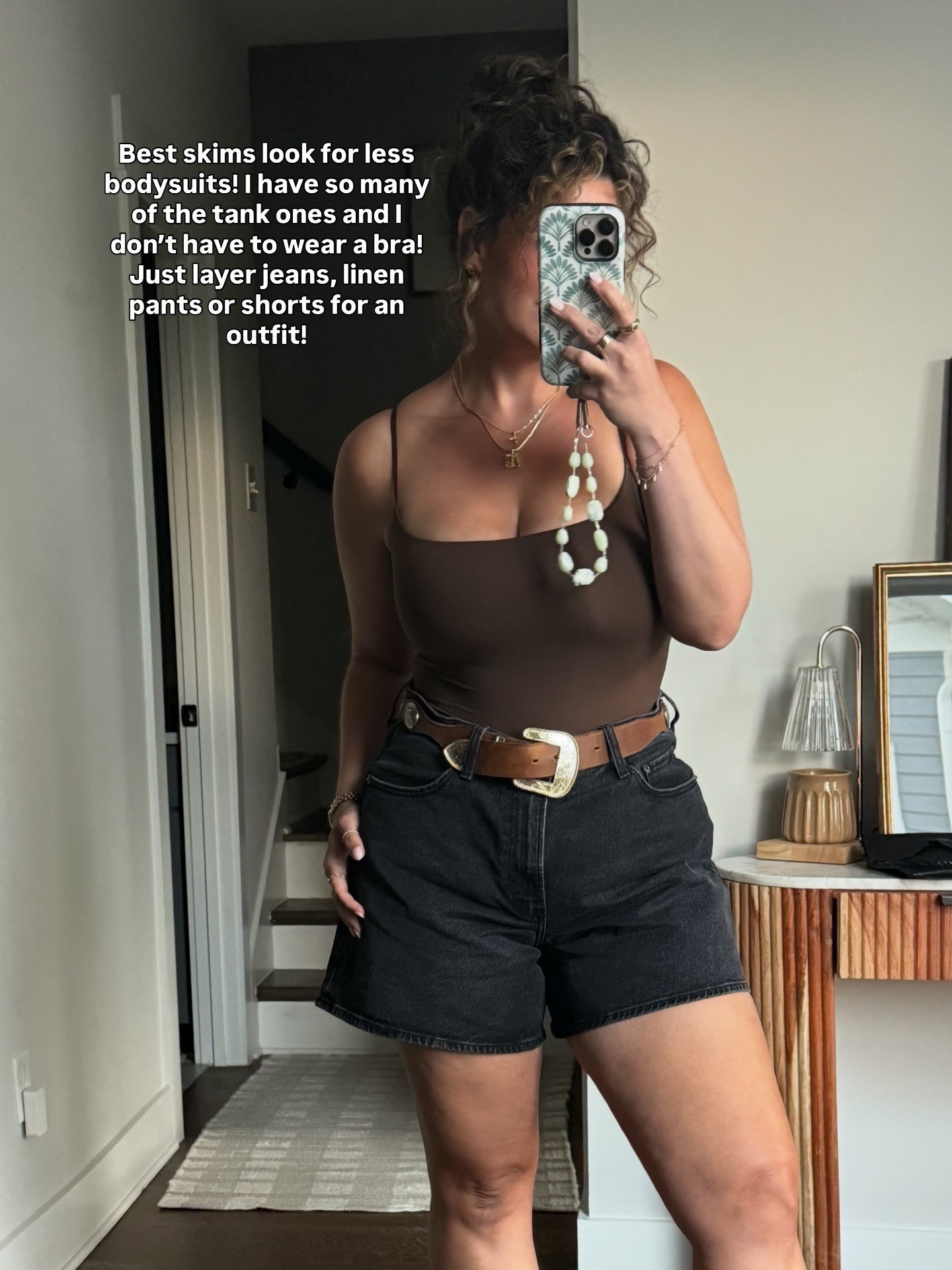 These Amazon body suits have been my holy grail for years!! Paired it with a cute little vintage belt and my favorite @abercrombie jean shorts🤎

Spring OOTD, fashion, Amazon favs

#LTKdayinmylife #LTKootd #LTKgrwm