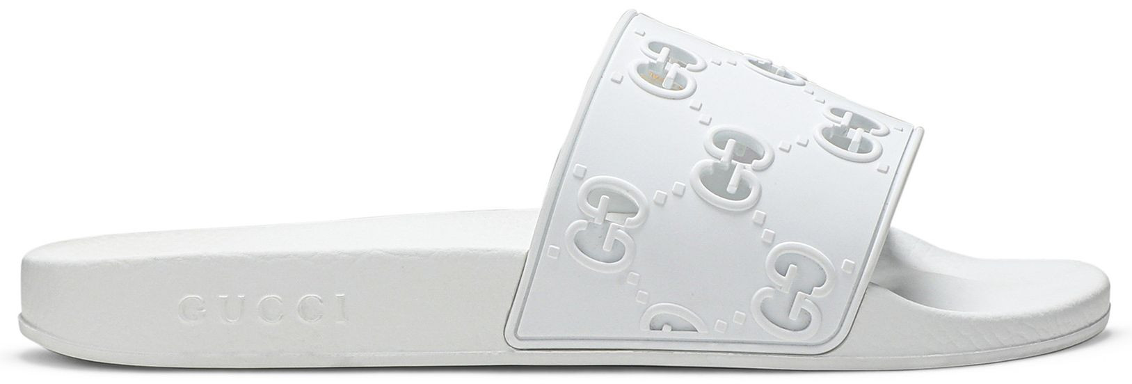 Gucci GG Rubber Slide 'Great White' | GOAT