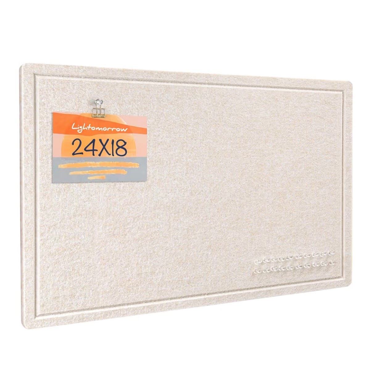 Bulletin Board, 24 x 18 inches Decorative Felt Pin Board, Vision Board Cork Board Alternative for Wall, Foldable Photo Board with 20 Pushpins - Oatmeal

Home adhesive cork board easy install

#LTKmomlife #LTKHome