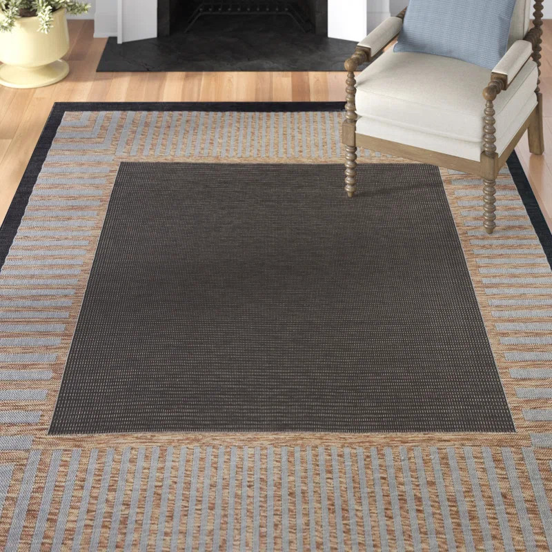 Daponte Striped Area Rug | Wayfair North America