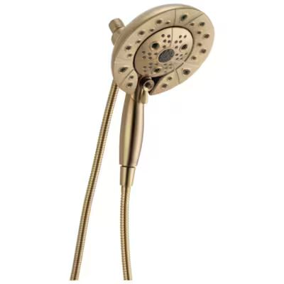 Delta Universal Showering Components Champagne Bronze 5-Spray Dual Shower Head 1.75-GPM (6.6-LPM)... | Lowe's