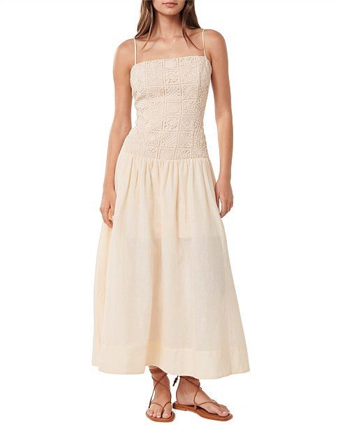 CARA CROCHET MIDI DRESS | David Jones (Australia & New Zealand)
