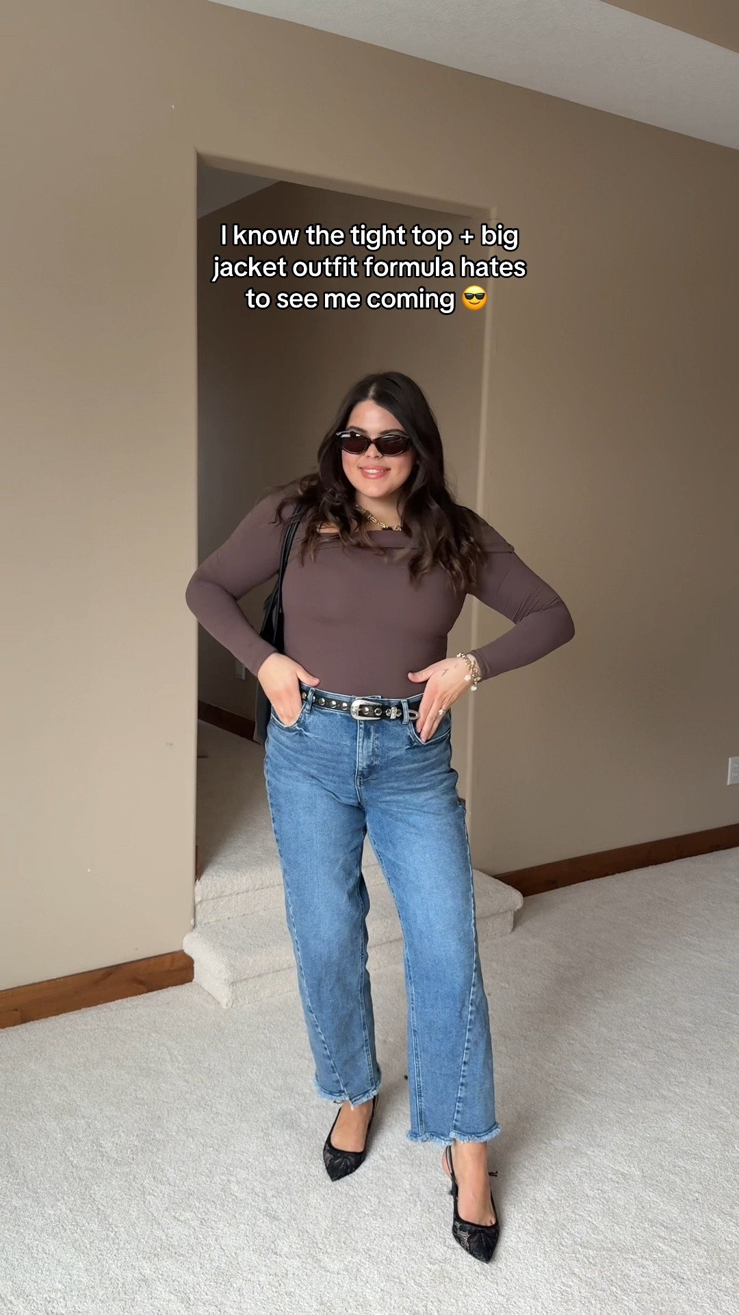 Midsize date night outfit but you could easily repurpose this top for work! I’m wearing democracy jeans in size 14 they are so unbelievably comfortable! 

Midsize jeans outfit, winter outfit, errands outfit, casual outfit

#LTKStyleTip #LTKMidsize #LTKFindsUnder50