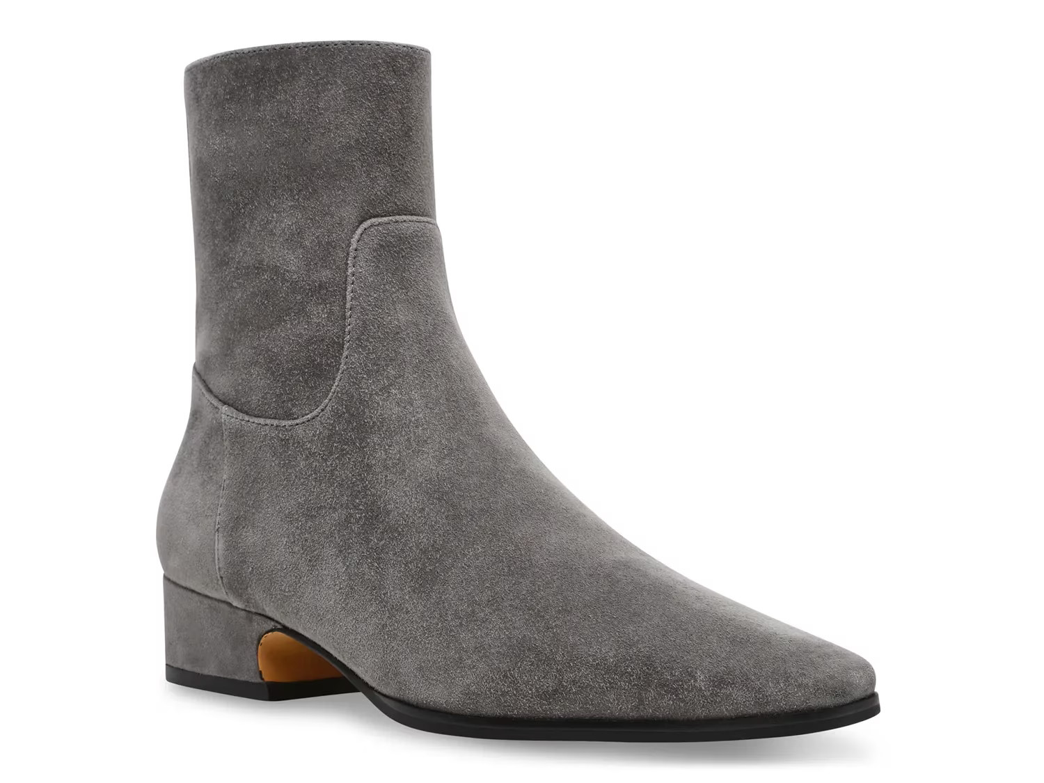 Steve Madden Dusty Bootie | Women's | Light Grey Suede | Size 7.5 | Boots | DSW